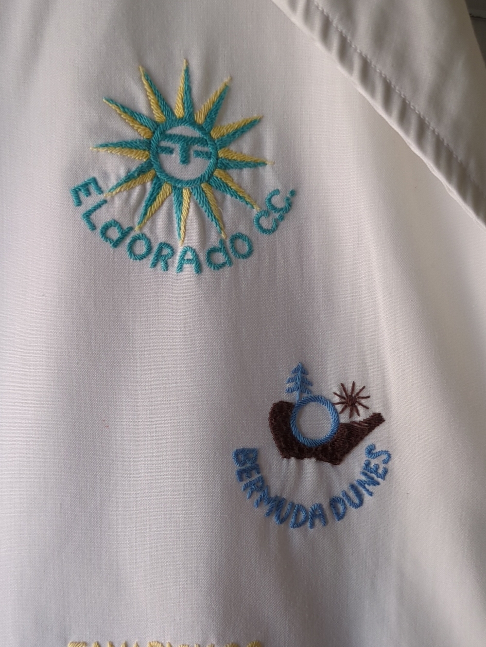 Adelaar Classic Embroidered White Sleeveless Button-Front Top Size 16 - Picture 4 of 7